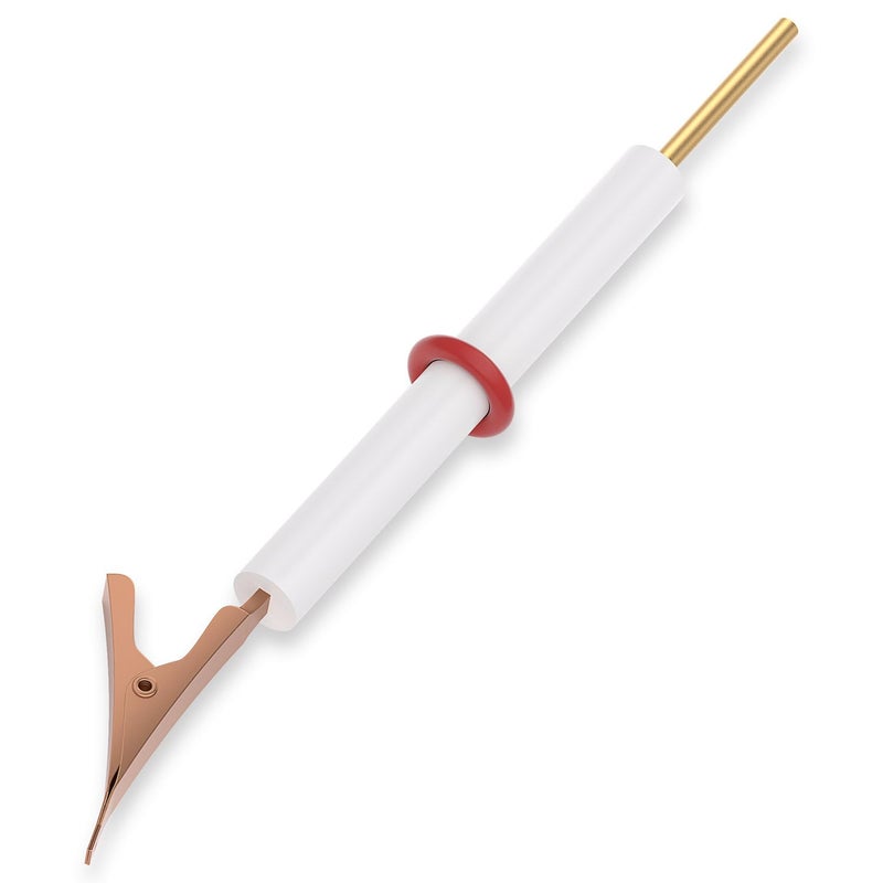 Labasics Multi-Purpose Electrode Holder, Copper Alligator Clamp Design, Compatible with Electrochemical Cells of 100 ml and Larger, Ideal for Laboratory Experiment - Image 1